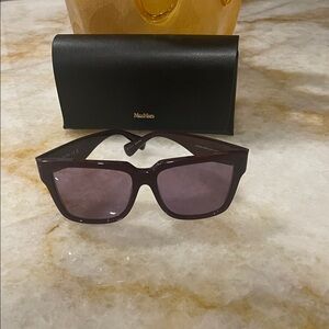 MaxMara Dark Purple Sunglasses